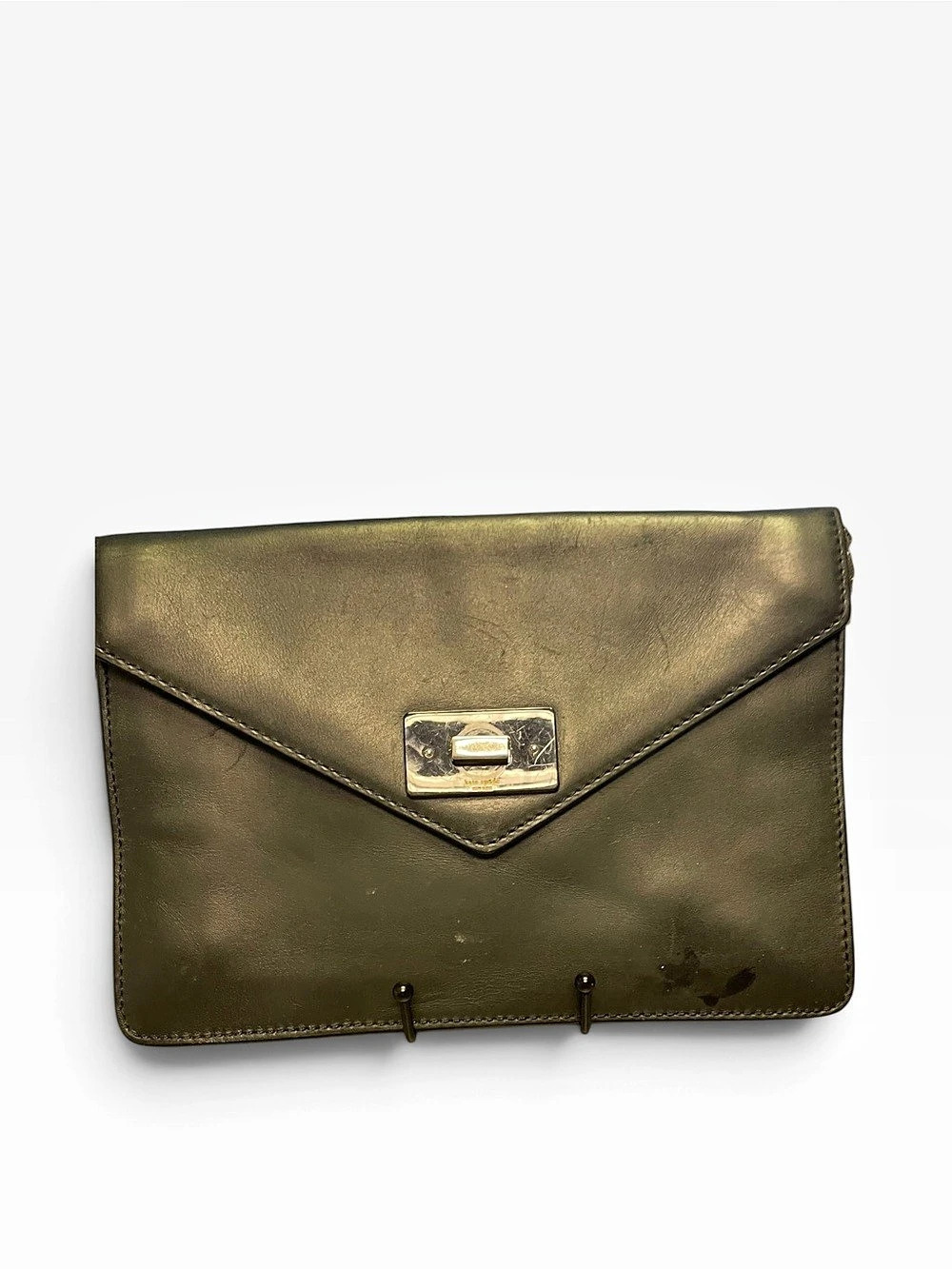 Kate Spade Envelope Clutch in black white
